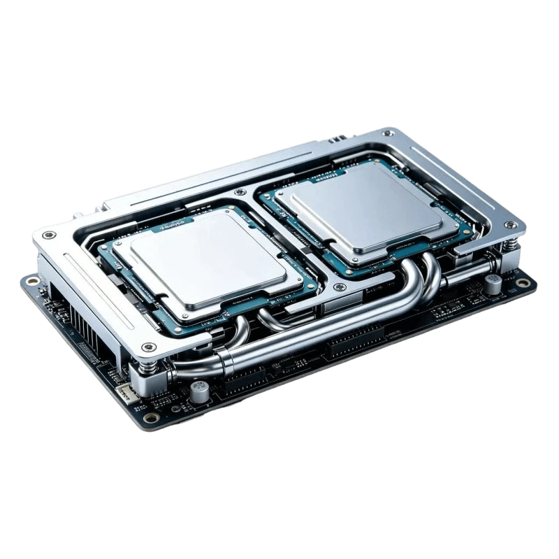 M&oacute;dulo de refrigeraci&oacute;n l&iacute;quida integrada de doble CPU